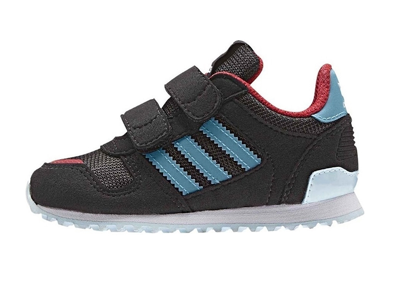 bebeです。 Adidas Originals ZX 700 CF Infants (noir/bleu)