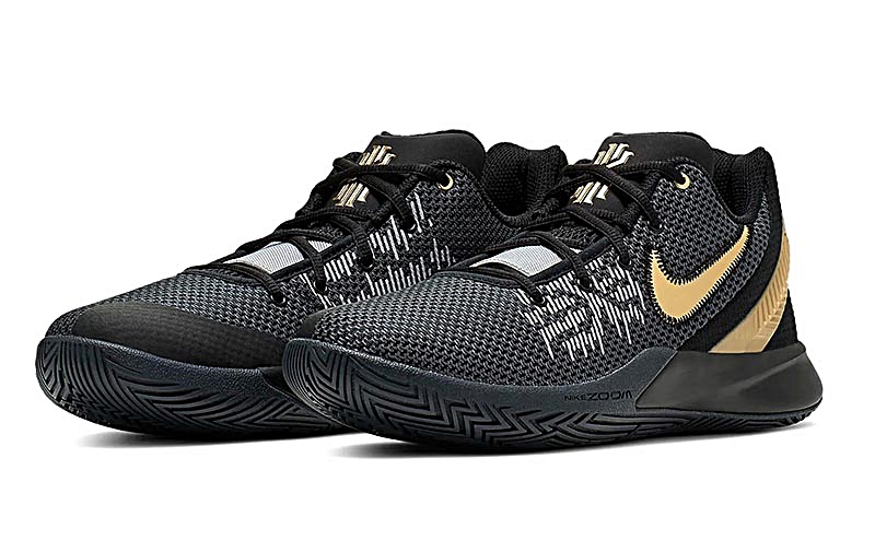 kyrie irving flytrap 2 black and gold