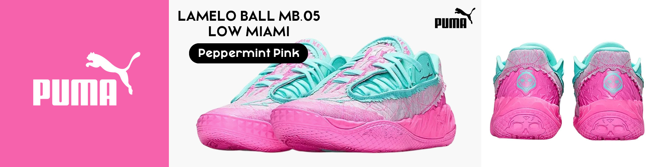 LaMelo Ball MB.05 Low Miami Peppermint Pink
