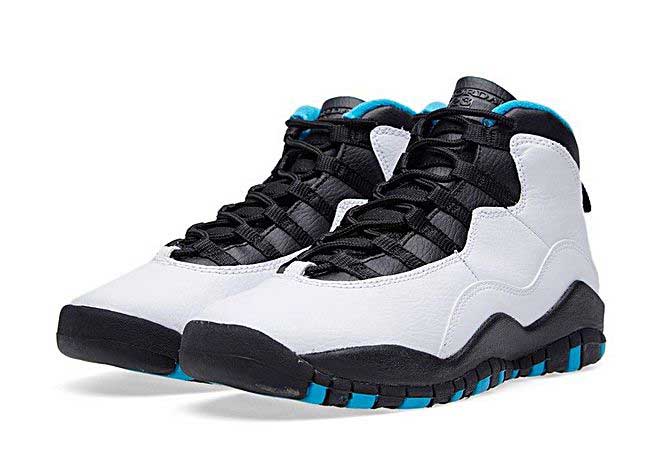 jordan blanco con azul