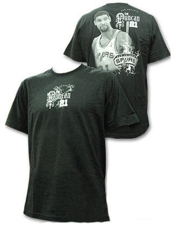 Adidas Camiseta NBA Tim Duncan Spurs (negro)