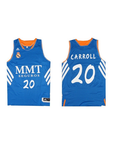 Camiseta Carroll Real Madrid Basket 13/14 (azul/blanco)