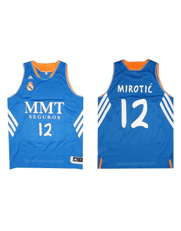 Camiseta Mirotic Real Madrid Basket 13/14 (azul/blanco)