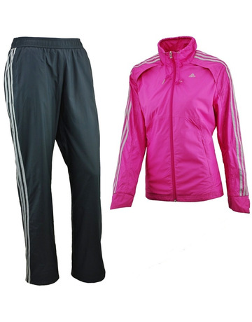 Adidas Chandal Clima Woven Suit (rosa/negro)