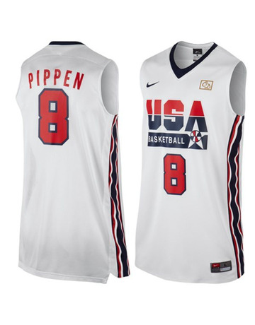 Camiseta Nike Replica Retro "USA" Pippen (100/blanco/azul/rojo)