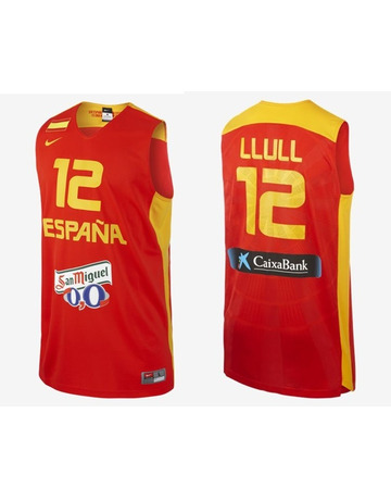 Camiseta Selección España Llull (600/rojo/amarillo)