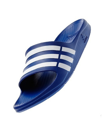 Chanclas Adidas Duramo Slide (royal/blanco)