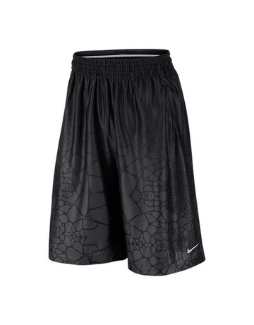 Lebron Short Tamed Allover Print (010/negro/gris)