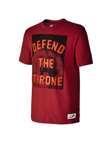 Camiseta Lebron "Defend the Throne" (687/rojo)