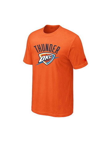Adidas NBA Camiseta Fan Wear Logo Oklahoma Thunder (naranja)