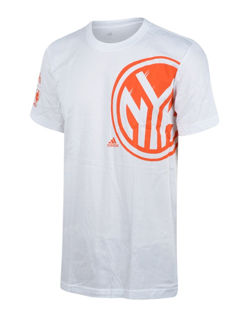 Adidas Camiseta NBA Price New York Knicks (blanco/naranja)
