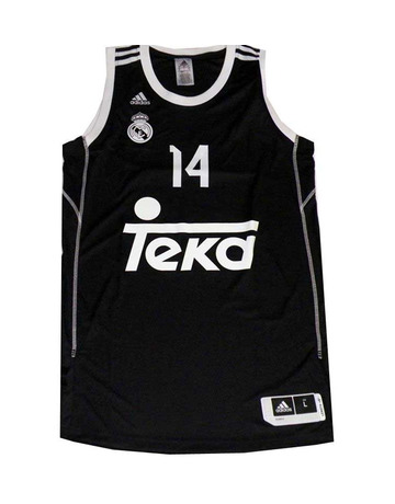 Camiseta Ayón 2ª Equipación Real Madrid Basket 2014 (negra)