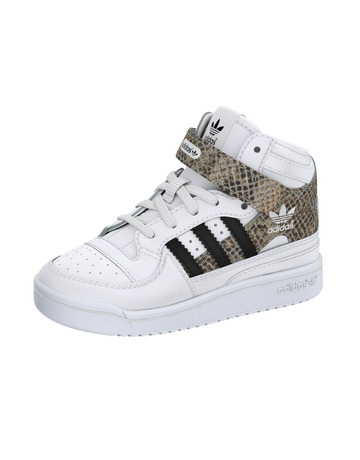 Adidas Originals Zapatillas Forum Mid Snake EL Infantil (blanco)