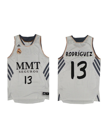 Camiseta Sergio Rodríguez  Real Madrid Basket 13/14 (blanco)