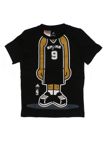 Adidas Camiseta Niño GFX Graphic Spurs Parker Nº 9 (negro)