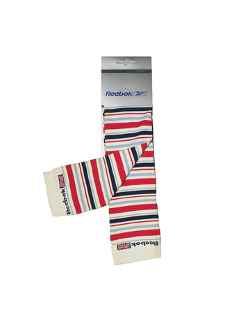 Reebok Media Clásica Rayas (crema/rojo/azul)