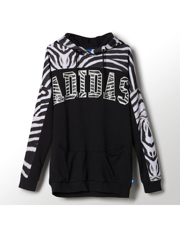 Adidas Original Sudadera Zebra (negro/gris/blanco)