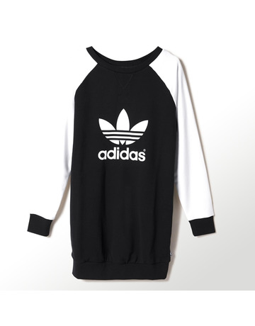 Adidas Original Sweatshirt Dress (negro/blanco)