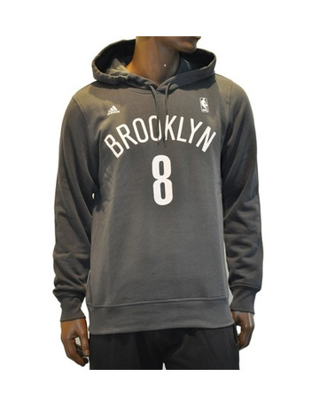 Adidas Sudadera NBA Game Time Player Brooklyn Williams Nº 8 (plomo/blanco)
