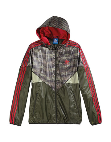 Adidas Original Colorado Winbreaker AllOver Print (verde/rojo)