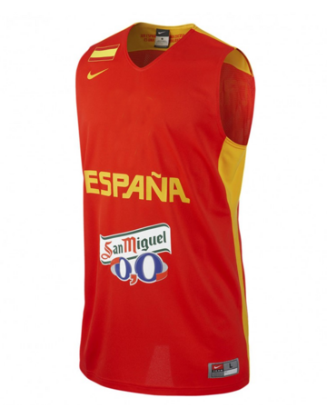 Camiseta Selección Española de Baloncesto (600/rojo/amarillo)