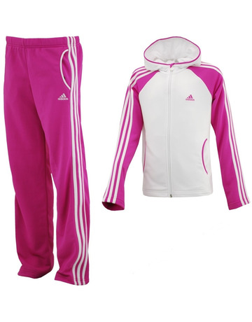 Adidas Chandal Knit TS Open Hem (blanco/rosa)