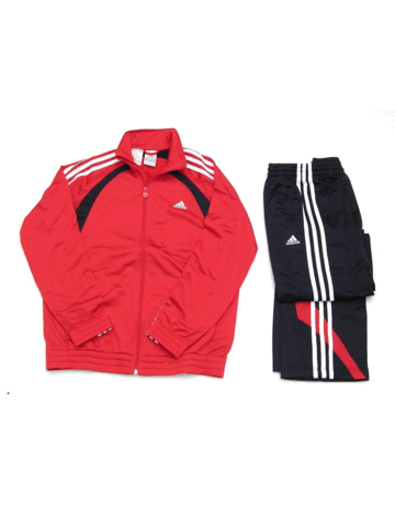 Adidas Chandal Y Classic Knit TS OH (rojo/blanco/negro)