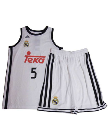 Pack Niño Rudy Real Madrid Basket (blanco/negro)