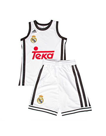 Pack Niño Real Madrid Basket (blanco/negro)