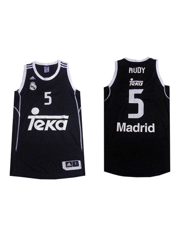 Camiseta Rudy Real Madrid Basket 2014 (negra)