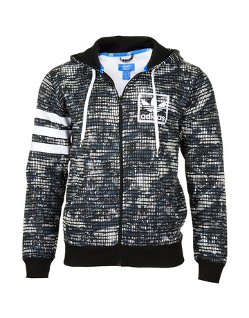 Adidas Original Sudadera 3Foil AD FZ (negro/blanco)
