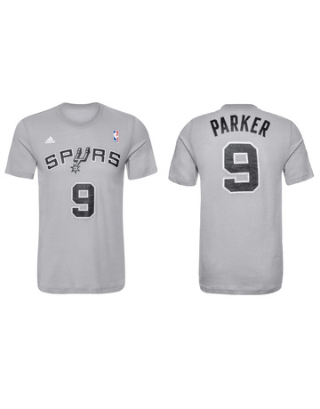Adidas NBA Camiseta Gametime Tony Parker (gris/negro)