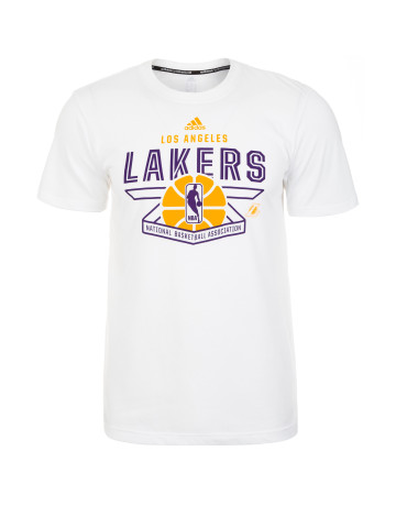 Adidas Camiseta NBA L.A Lakers Price Point (blanco/amarillo/purpura)