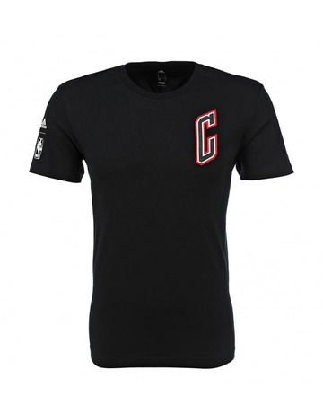 Adidas NBA Camiseta Fan Wear Chicago Bulls (negro/rojo)