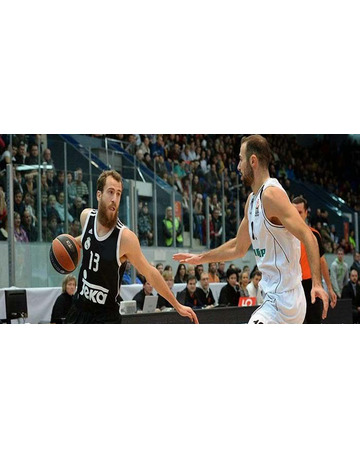 Camiseta Sergio Rodríguez Real Madrid Basket 2014 (negra/blanco)