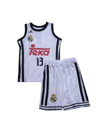 Pack Niño Sergio Rodriguez Real Madrid Basket (blanco/negro)