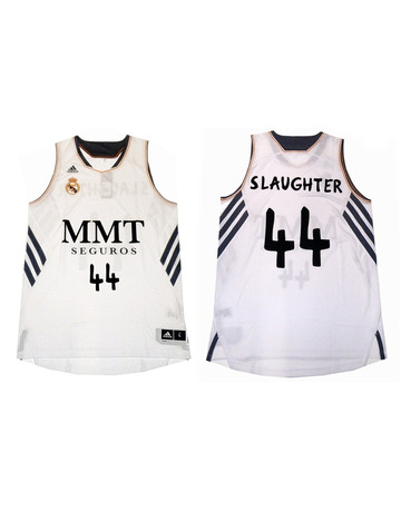 Camiseta Slaughter Real Madrid Basket 13/14 (blanco)