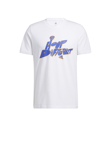 Adidas Basketaball Hoop Born Different Graphic Tee