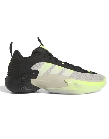Adidas Basketball Exhibit Select 2.0 Mid Putty Grey Lucid Lemon