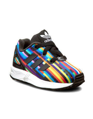 Adidas Originals ZX Flux EL Infants "Digital Noise" (core black/white/multicolor)