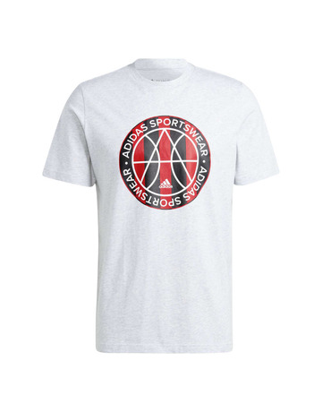 Adidas Sportswear Tiro Emblem Graphic T-Shirt "Light Grey"