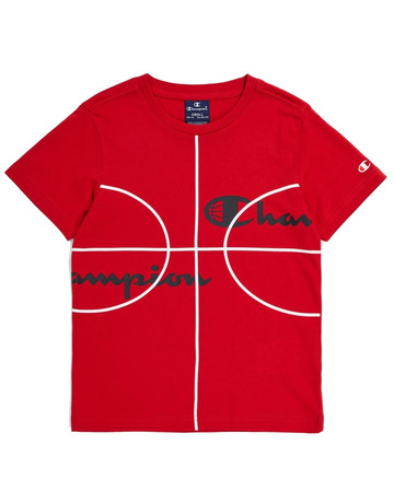 Champion Kids Basketball Logo T-Shirt "Red"
