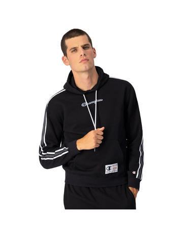 Champion Legacy Basketball Contrast Details Fleece Hoodie "Black"