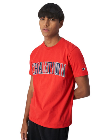 Champion Multicolour Bookstore Cotton T-Shirt "Red"