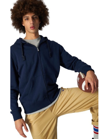Champion Rochester Full-Zip C Logo Fleece Hoodie "Dark Blue"