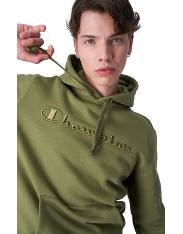 Champion Rochester Tonal Embroidered Fleece Hoodie "Olive Green"