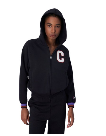 Champion Rochester Wms Bookstore Heavy Fleece FZ Jacket "Black"
