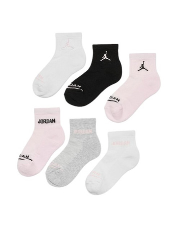 Jordan Chaussettes - 3 Pack - Jumpman Amorti Crew - Blanc