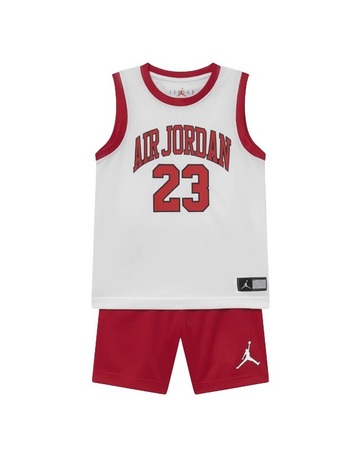 Jordan Infants HBR DNA Muscle Tank and Short "Gym Red-White"