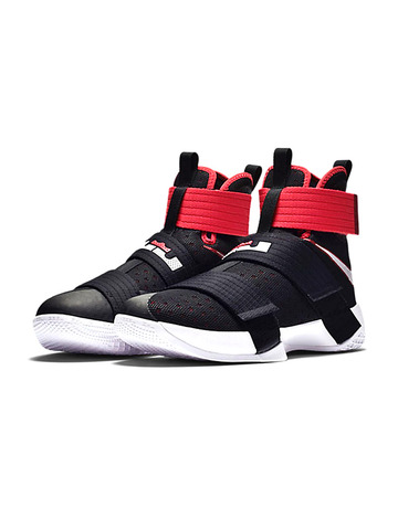 LeBron Soldier 10 SFG (GS) "Bred" (016/black/white/university red)